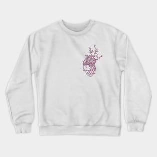 3D effect heart Crewneck Sweatshirt